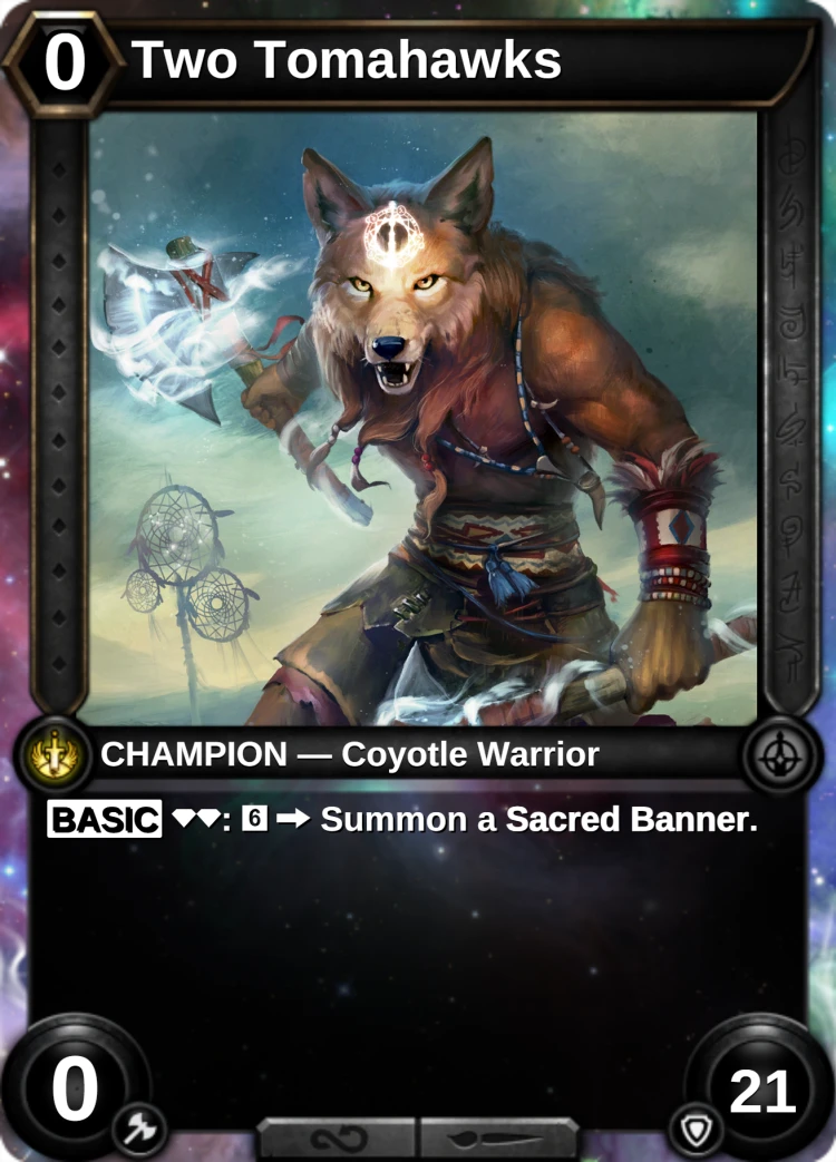 Two Tomahawks: the champion