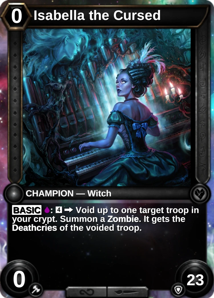 Isabella the Cursed: the champion