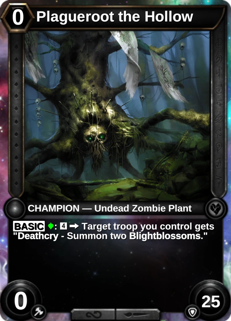Plagueroot the Hollow: the champion