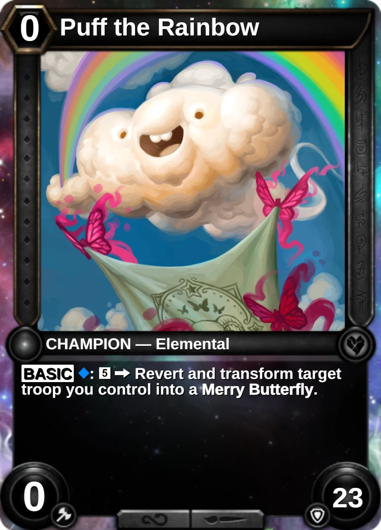 Puff the Rainbow: the champion