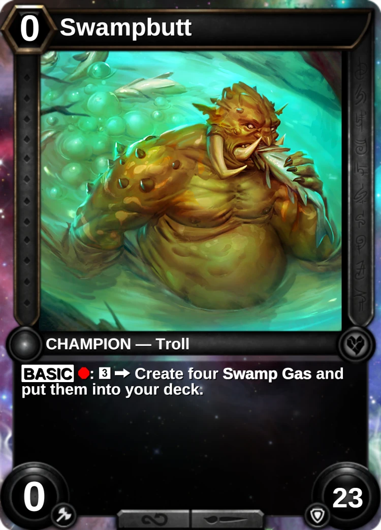 Swampbutt: the champion
