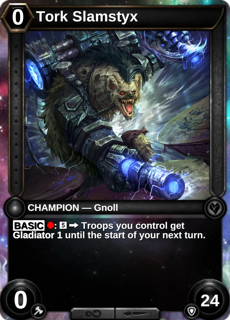 Tork Slamstyx: the champion