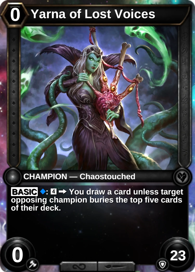 Yarna of Lost Voices: the champion