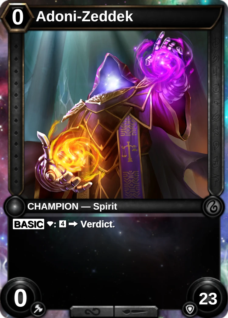 Adoni-Zeddek: the champion