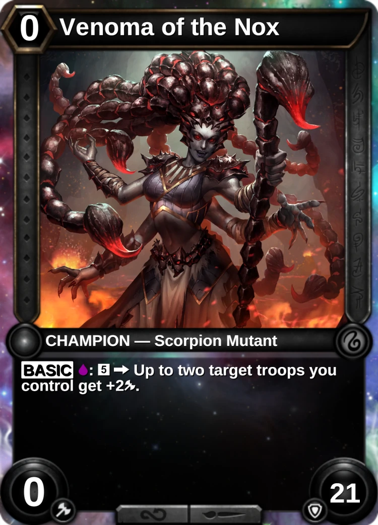 Venoma of the Nox: the champion