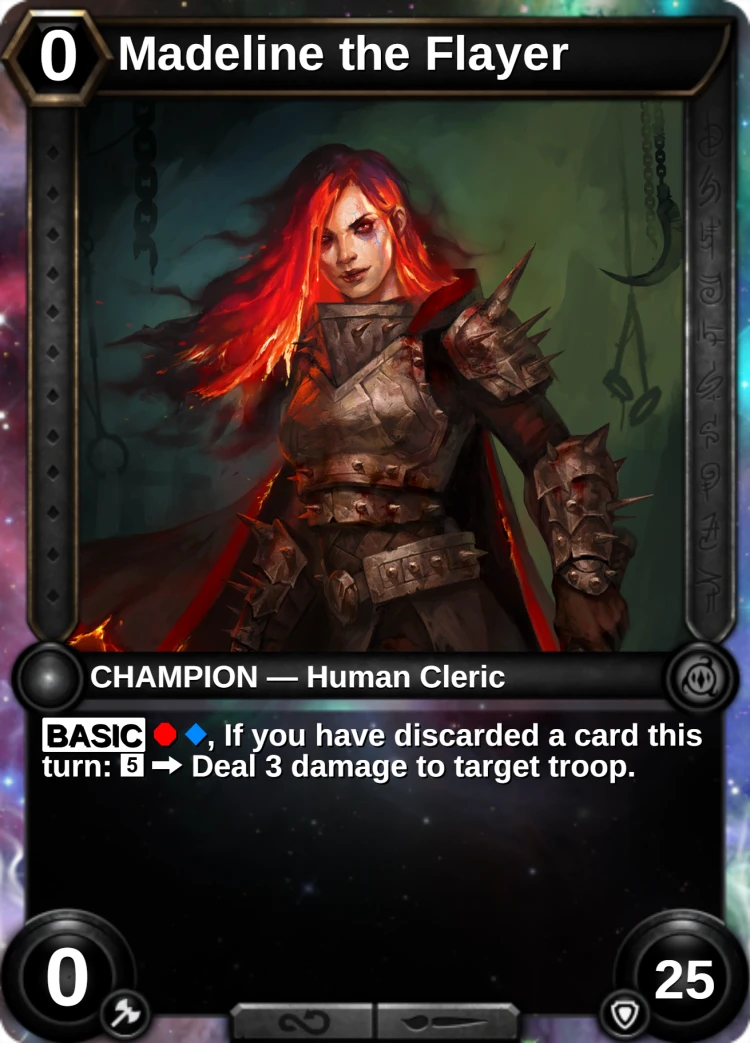 Madeline the Flayer: the champion
