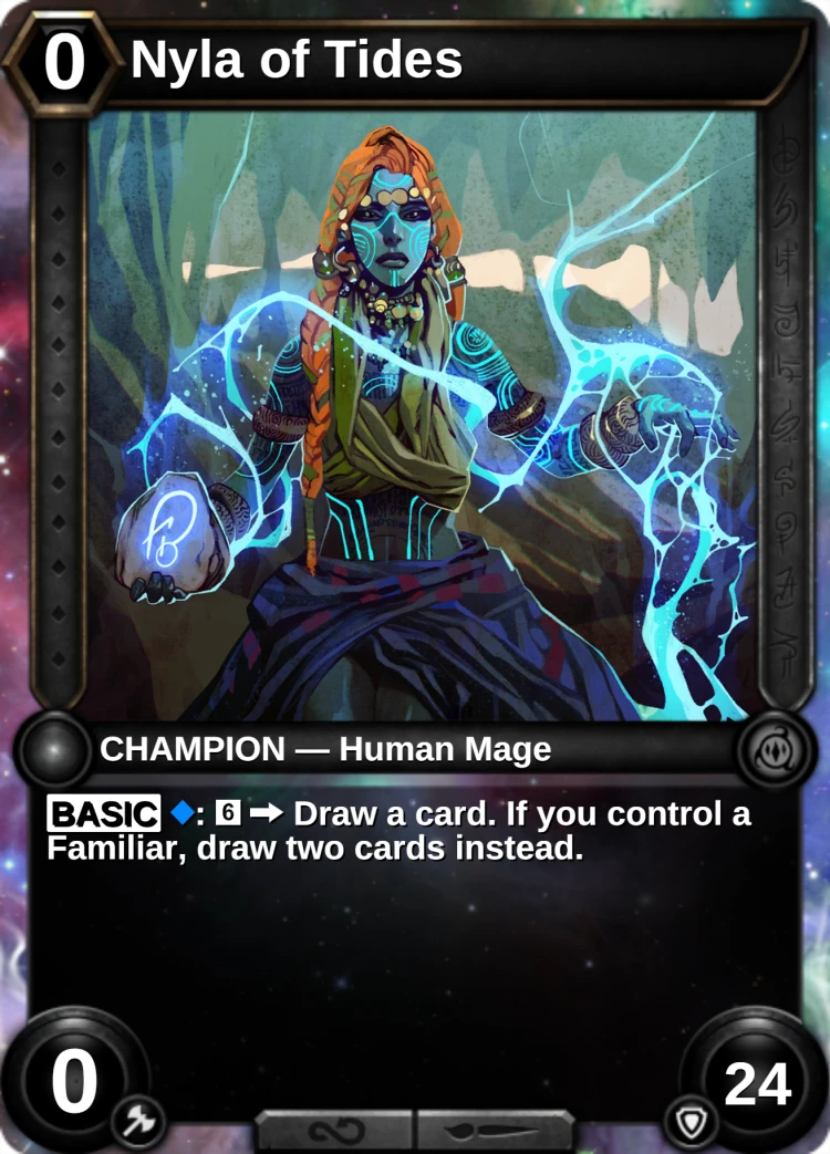 Nyla of Tides: the champion