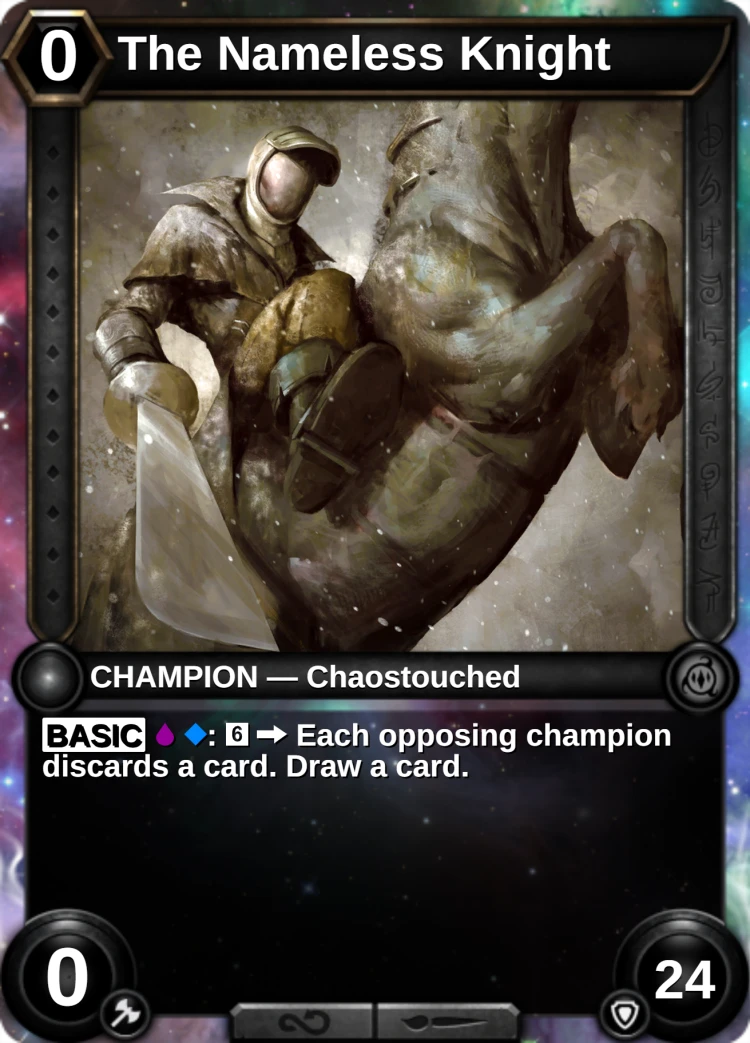 The Nameless Knight: the champion