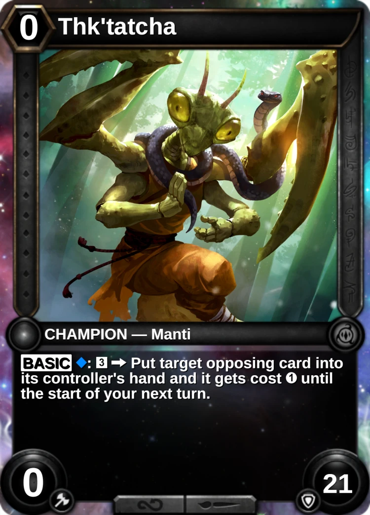 Thk'tatcha: the champion