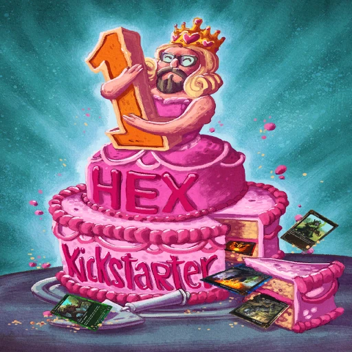 1 Year Anniversary Sleeve: the card back
