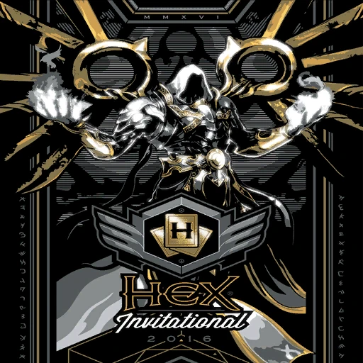 2016 Invitational Poster Sleeve: the card back