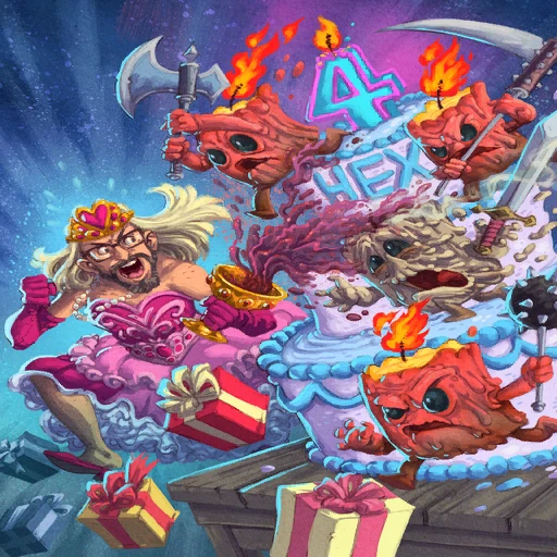 4 Year Anniversary Sleeve: the card back