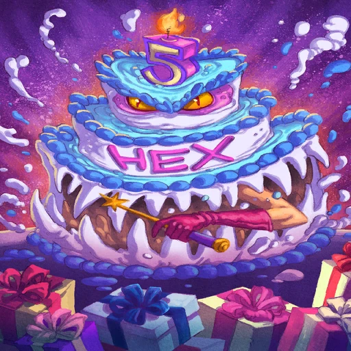 5 Year Anniversary Sleeve: the card back