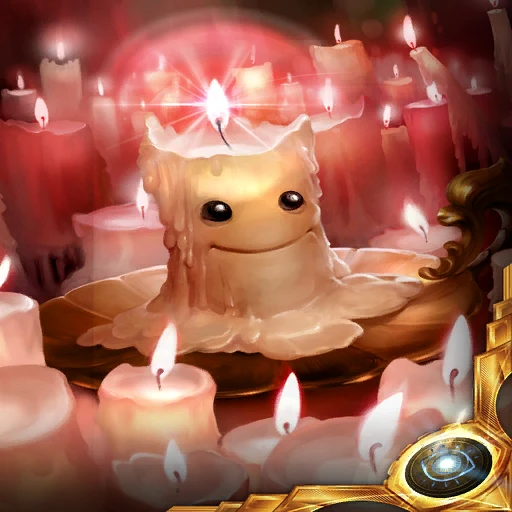 Animated Light the Votives Sleeve: the card back