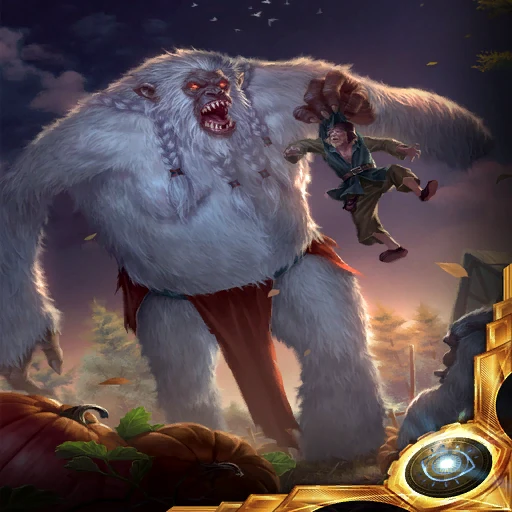 Animated Mama Yeti Sleeve: the card back