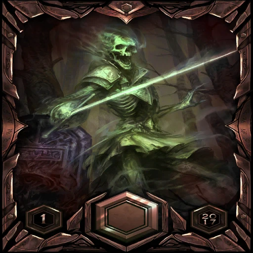 Bronze 2017 Season 1 Ladder Sleeve: the card back