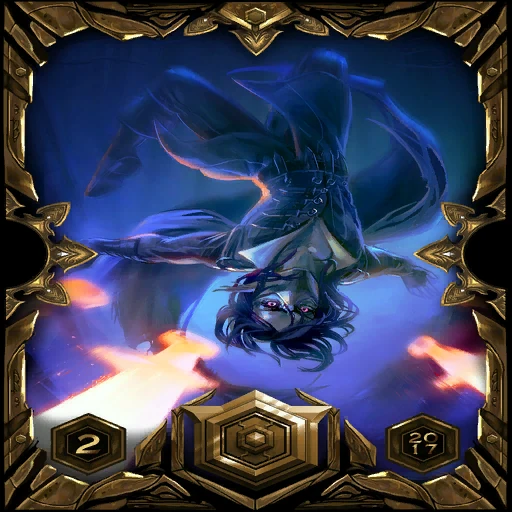 Gold 2017 Season 2 Ladder Sleeve: the card back