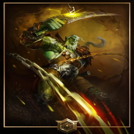 Gold 2019 Season 6 Ladder Sleeve: the card back