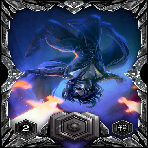 Silver 2017 Season 2 Ladder Sleeve: the card back