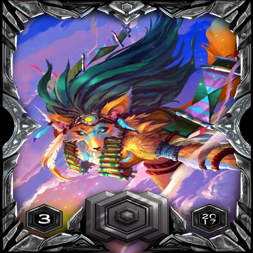 Silver 2017 Season 3 Ladder Sleeve: the card back
