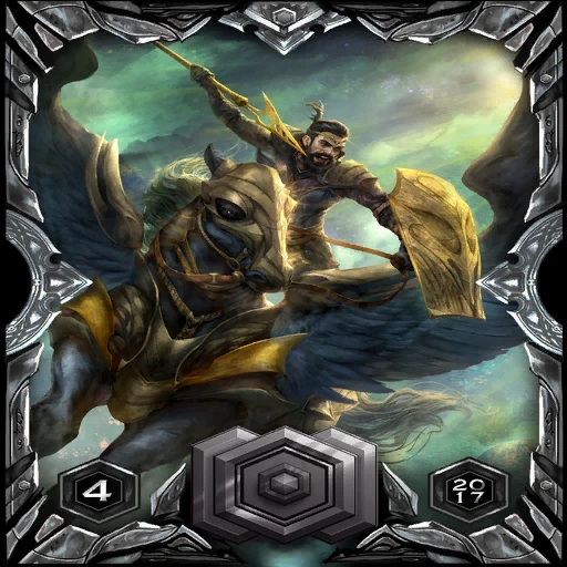 Silver 2017 Season 4 Ladder Sleeve: the card back