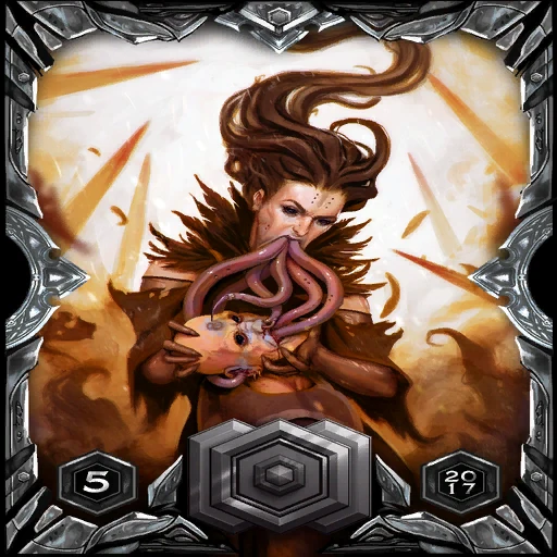 Silver 2017 Season 5 Ladder Sleeve: the card back