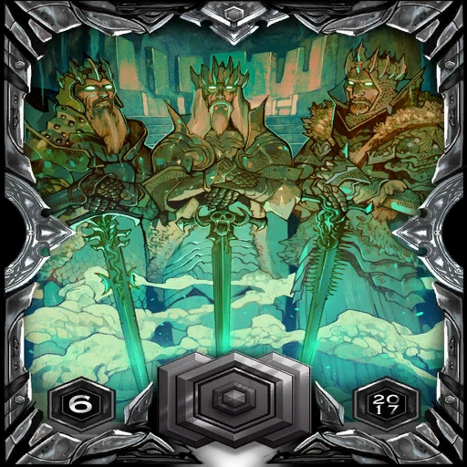Silver 2017 Season 6 Ladder Sleeve: the card back