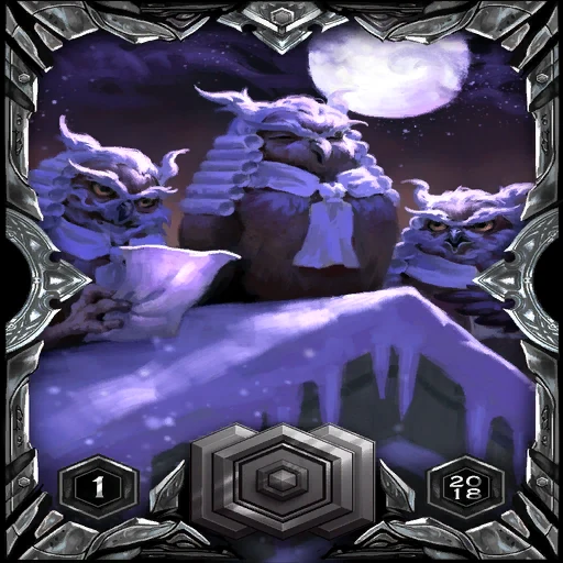 Silver 2018 Season 1 Ladder Sleeve: the card back