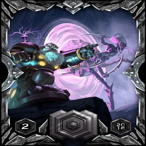 Silver 2018 Season 2 Ladder Sleeve: the card back