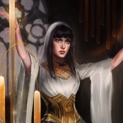 Mother Beatrice, upgraded: as the game drew it
